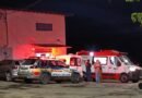 Motociclista morre após bater em poste em Campestre viaturas da PM e Samu no pronto socorro de Campestre