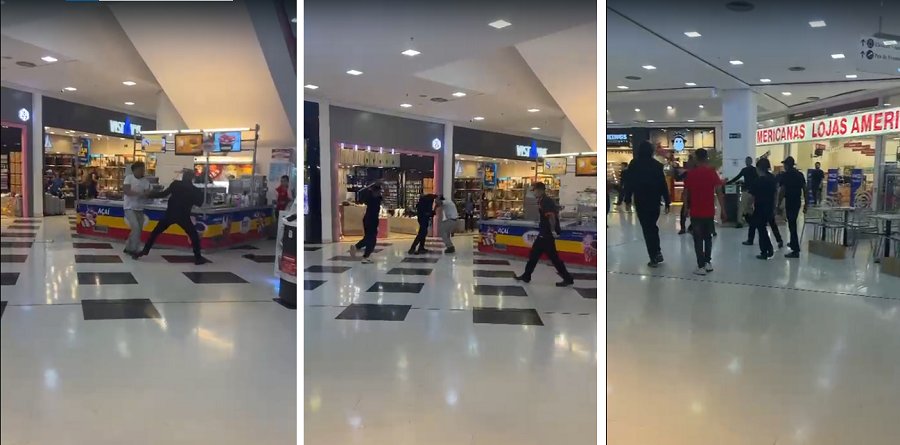 briga no shopping de poços de caldas