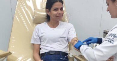 Alunos do Curso de Formação da GCM unem cidadania e solidariedade em doação de sangue aluna do curso de formação da GCM doando sangue