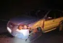 Passageira fica ferida após carro em que estava ser atingido por motorista embriagado carro conduzido por motorista embriagado