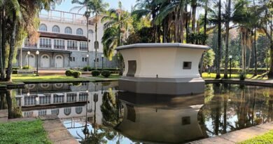 Previsão do tempo em Poços de Caldas-MG fonte luminosa