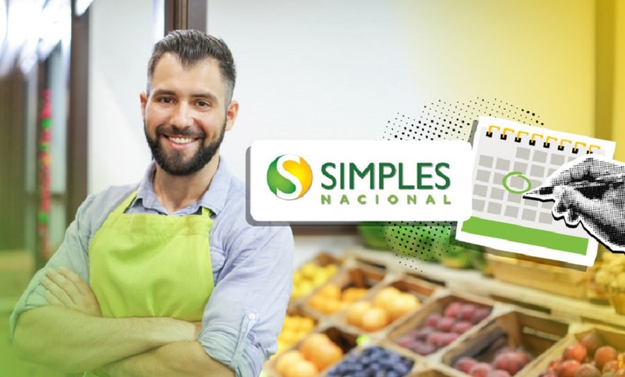 micro empresário com calendário do Simples Nacional