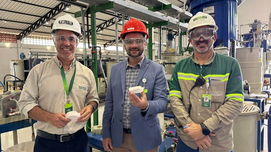 o subsecretário de Atração de Investimentos e Cadeias Produtivas da Secretaria de Estado de Desenvolvimento Econômico de Minas Gerais, Gustavo Costa, durante visita à Viridis